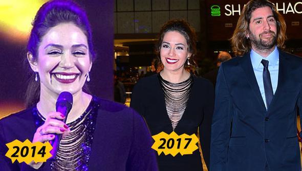 Aktrisa Özge Borak 3 il sonra eyni libası geyindi