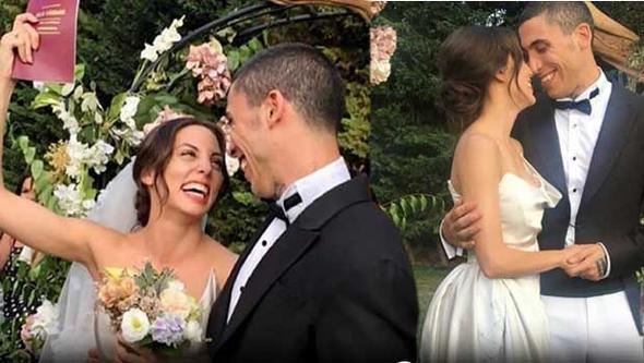 Can Bonomo ilə aktrisa Öykü Karayel evləndi