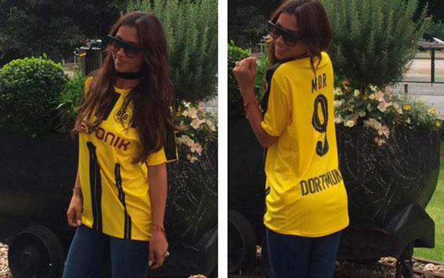 Almaniyalı model Metişa Şefer futbola olan sevgisi ilə diqqət çəkib